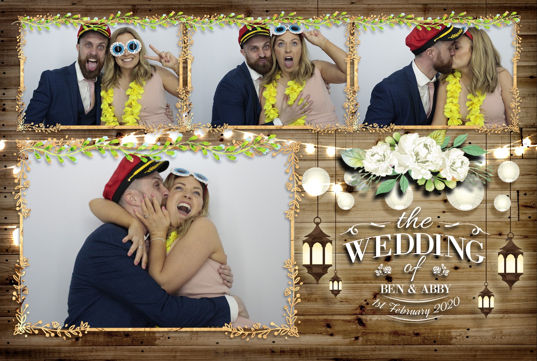Ben & Abby’s Wedding  | View more photos from the event at gallery.myphotoboothexperience.co.uk/u/MyPhotoBoothExperienceLtd/Ben-Abby’s-Wedding